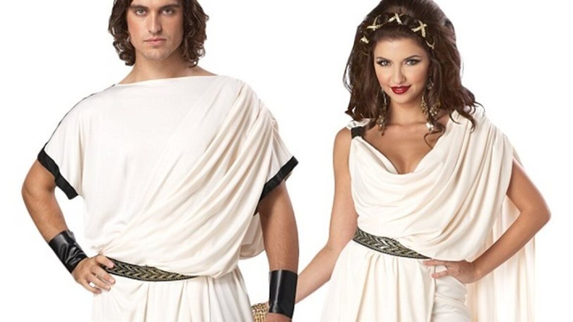 Romanian airliner offers passengers free flight if they dress up as a Greek gods!